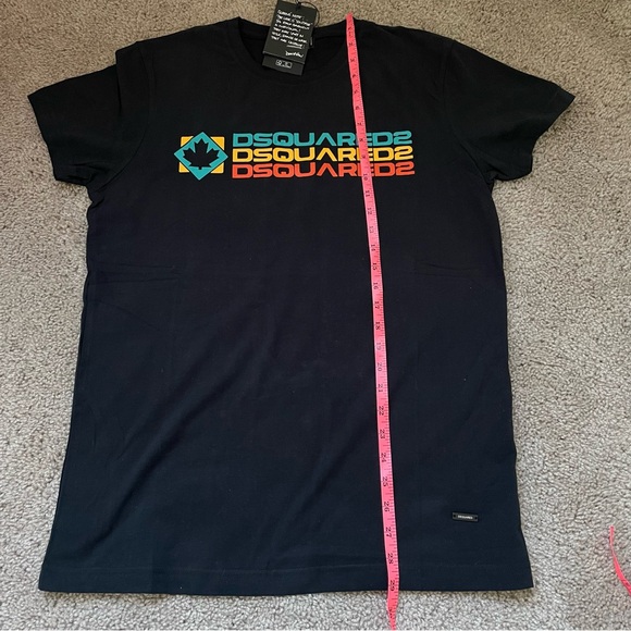 Dsquared 2 men's black t shirt large - Picture 6 of 7